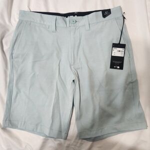 RVCA Men’s Pale Aqua Flat-Front Shorts
